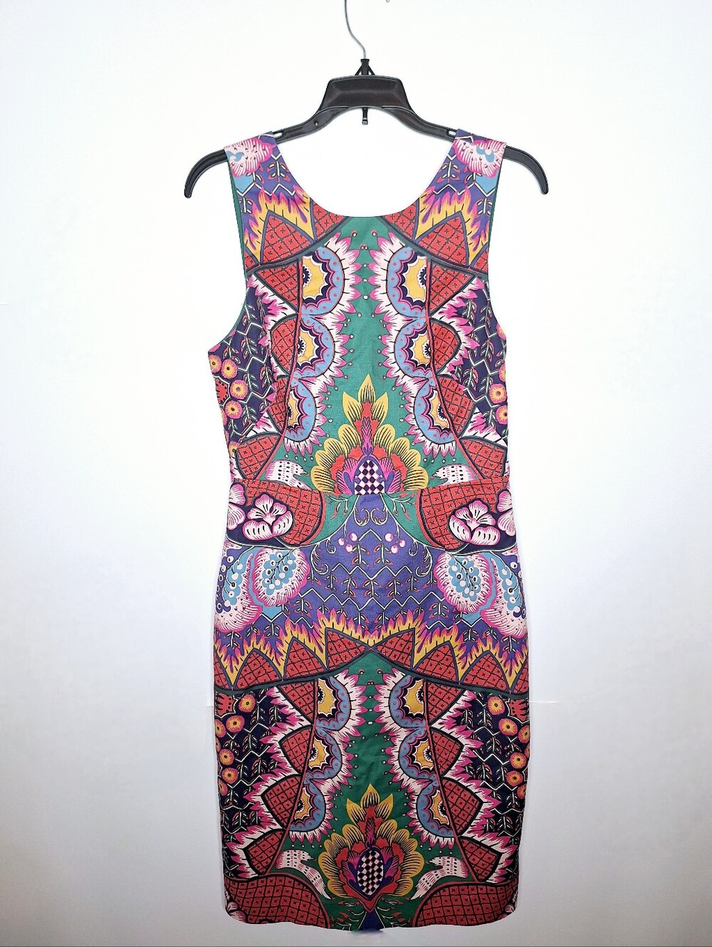 Maeve By Anthropologie"The Tropical Sheath"Quite Lux.,Cotton,spandex blend Dress